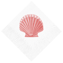 Load image into Gallery viewer, Scallop Cocktail Napkins