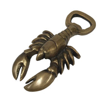 Load image into Gallery viewer, Antiqued Brass Lobster Bottle Opener | Barware | Kitchen