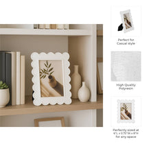 Load image into Gallery viewer, Photo Frame - Resin with Decorative Scalloped Edge