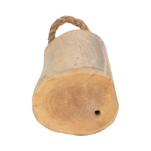 Load image into Gallery viewer, Object - Brown Wood Door Stopper with Rope Handle, 10 in.