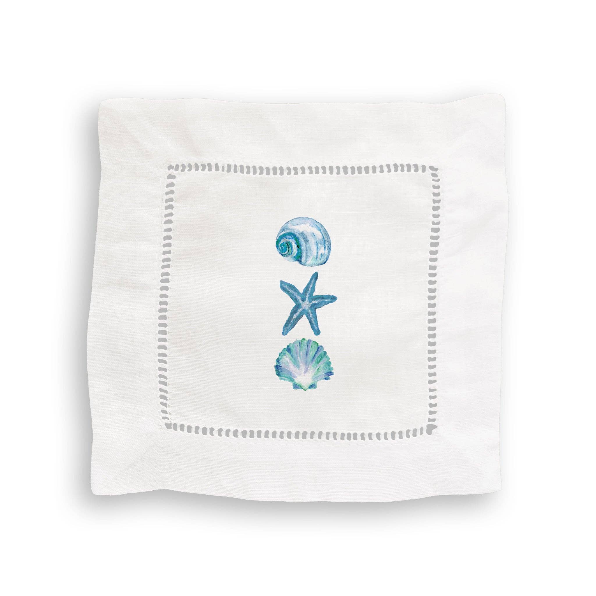 Three Shells Hand Towels Natural