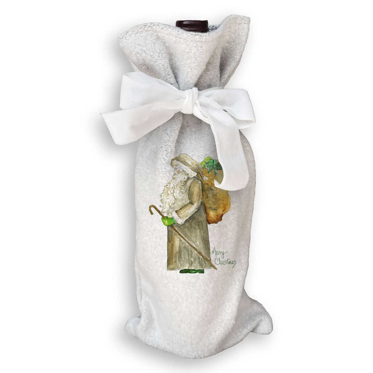 Grey Santa Kitchen Towel