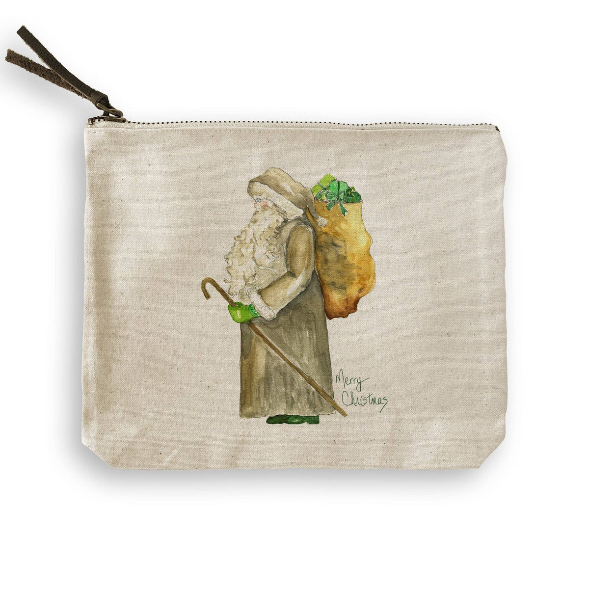 Grey Santa Kitchen Towel