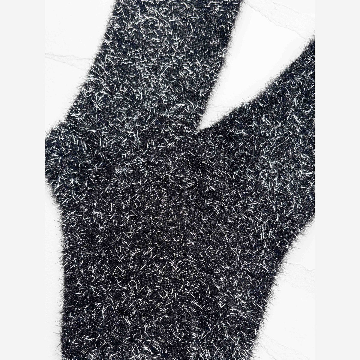 Holiday Sparkle Fuzzy Crew Socks