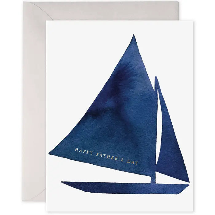 E. Frances Card - Sailboat Fathers Day