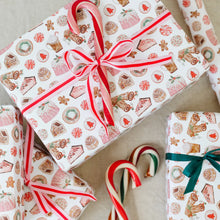 Load image into Gallery viewer, Holiday Dessert Gift Wrap Roll - Wrapping Paper