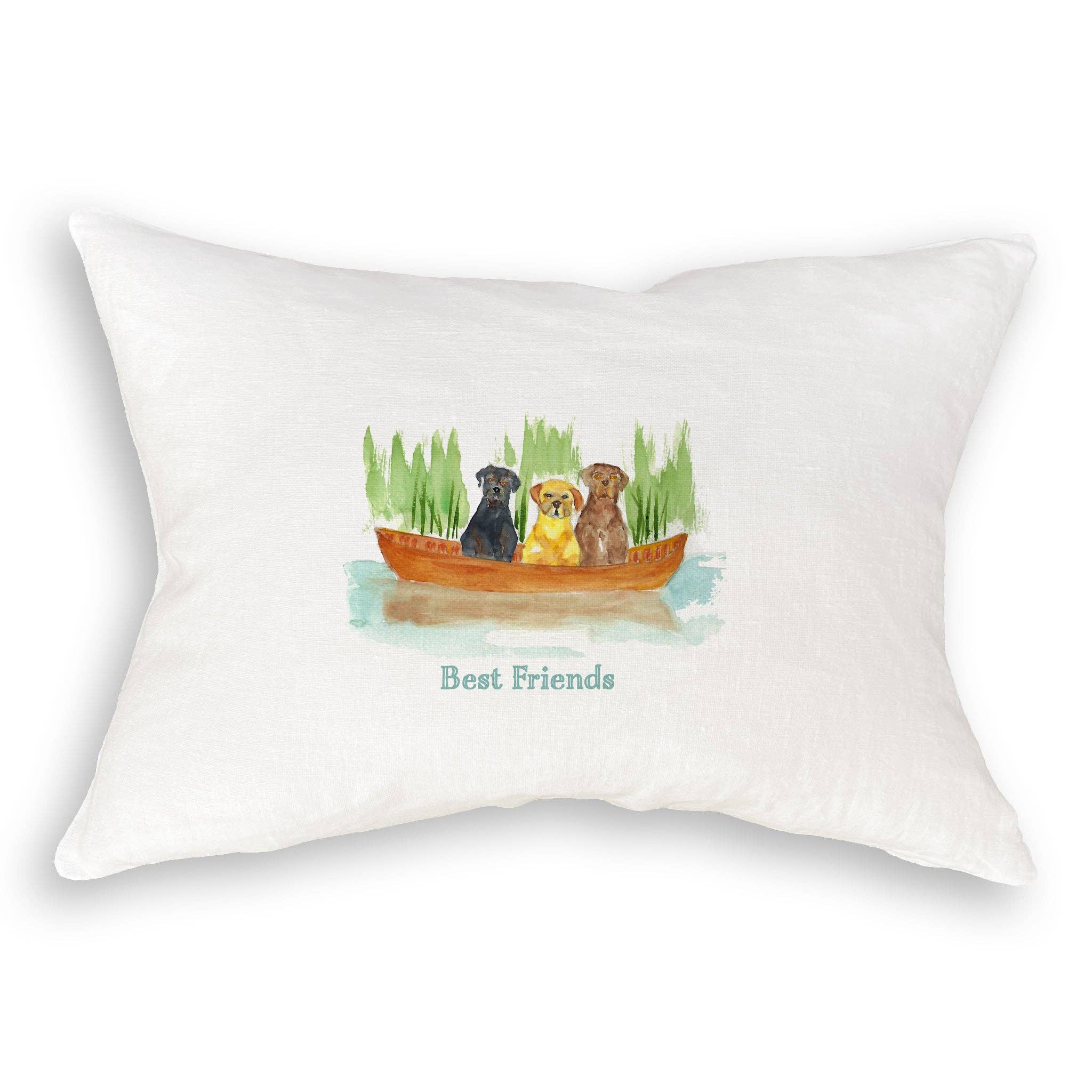 Labs In a Boat Hand Towel