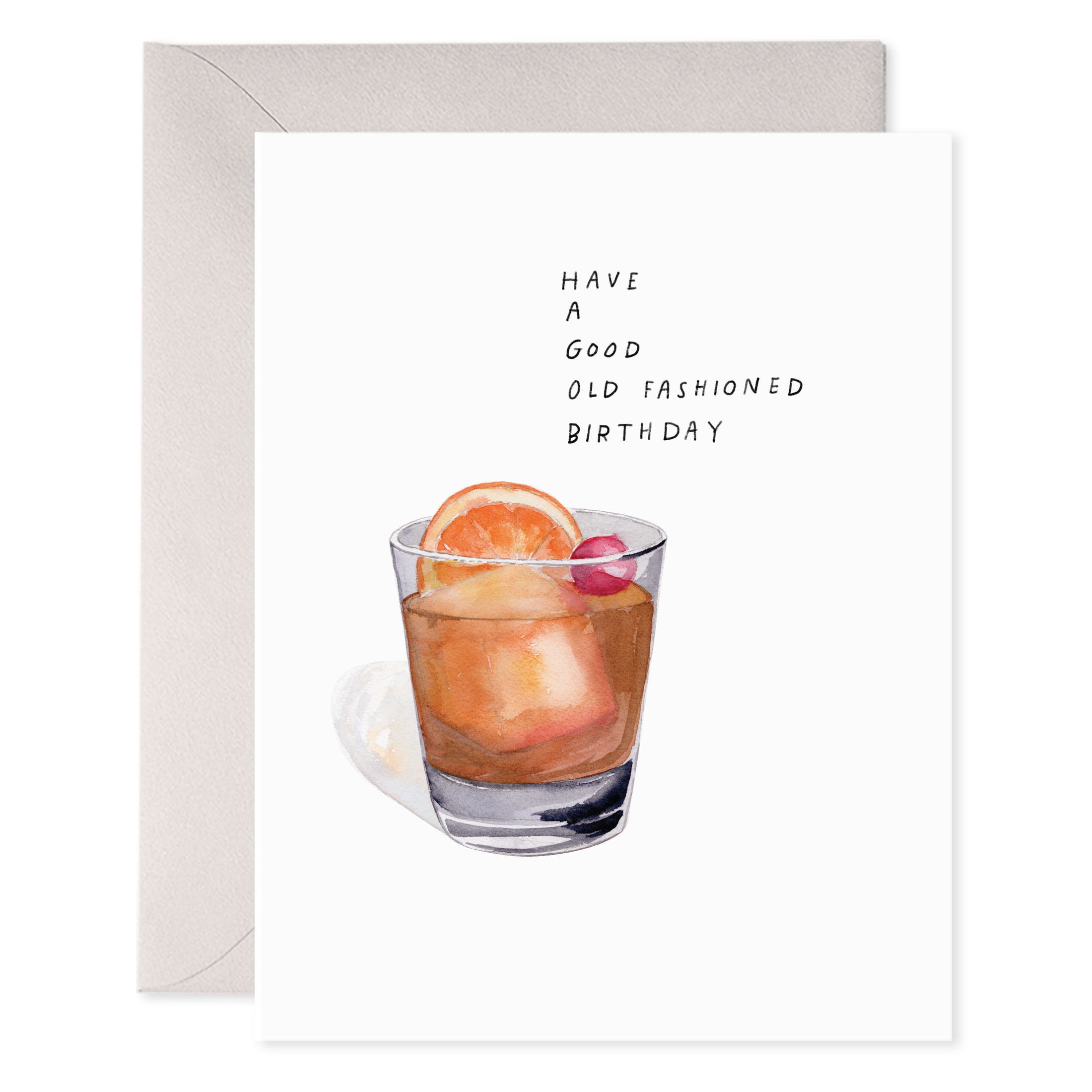 Old Fashioned Birthday Greeting Card