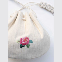 Load image into Gallery viewer, Embroidered Drawstring Pouch – Sample Sale