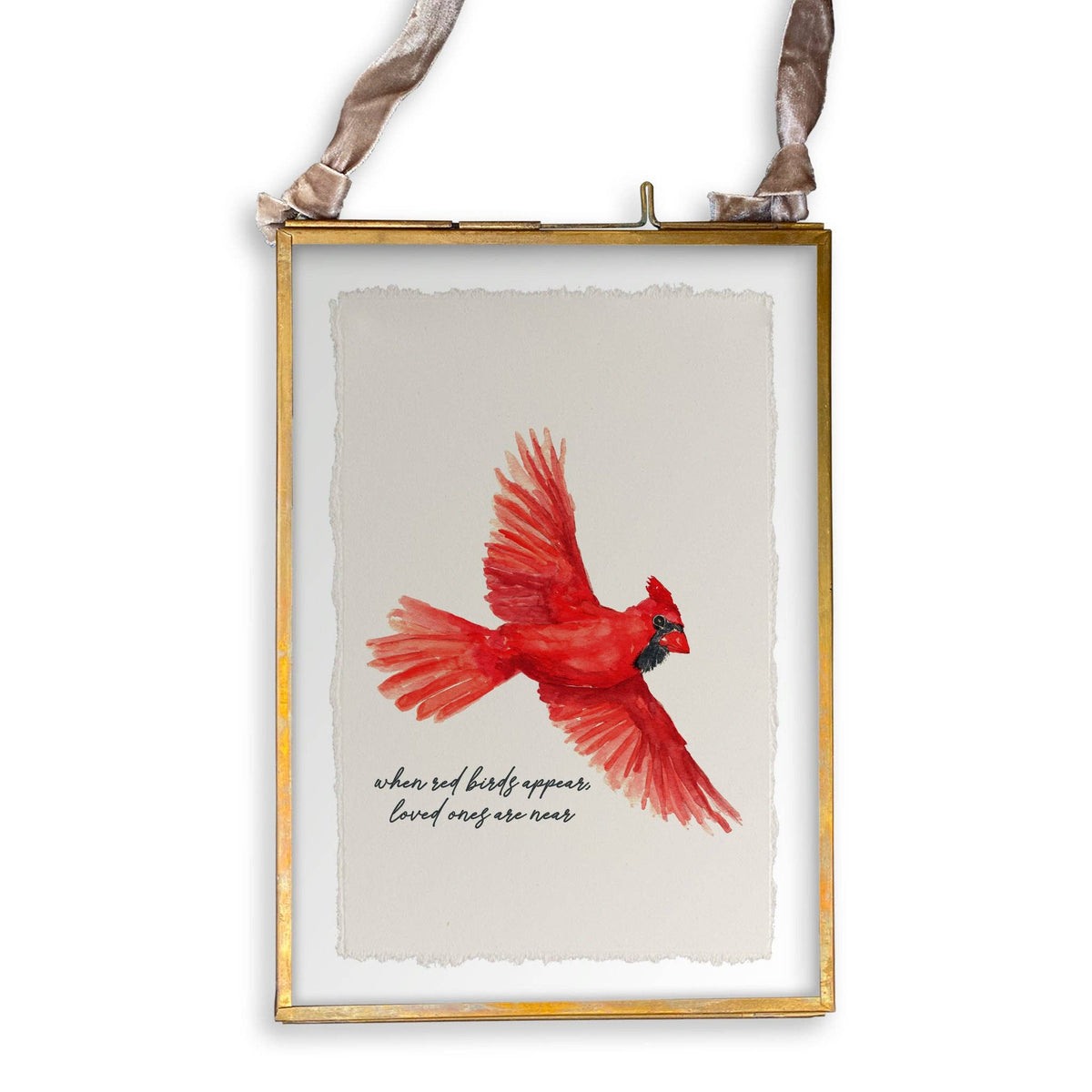 Flying Cardinal Kitchen Towel