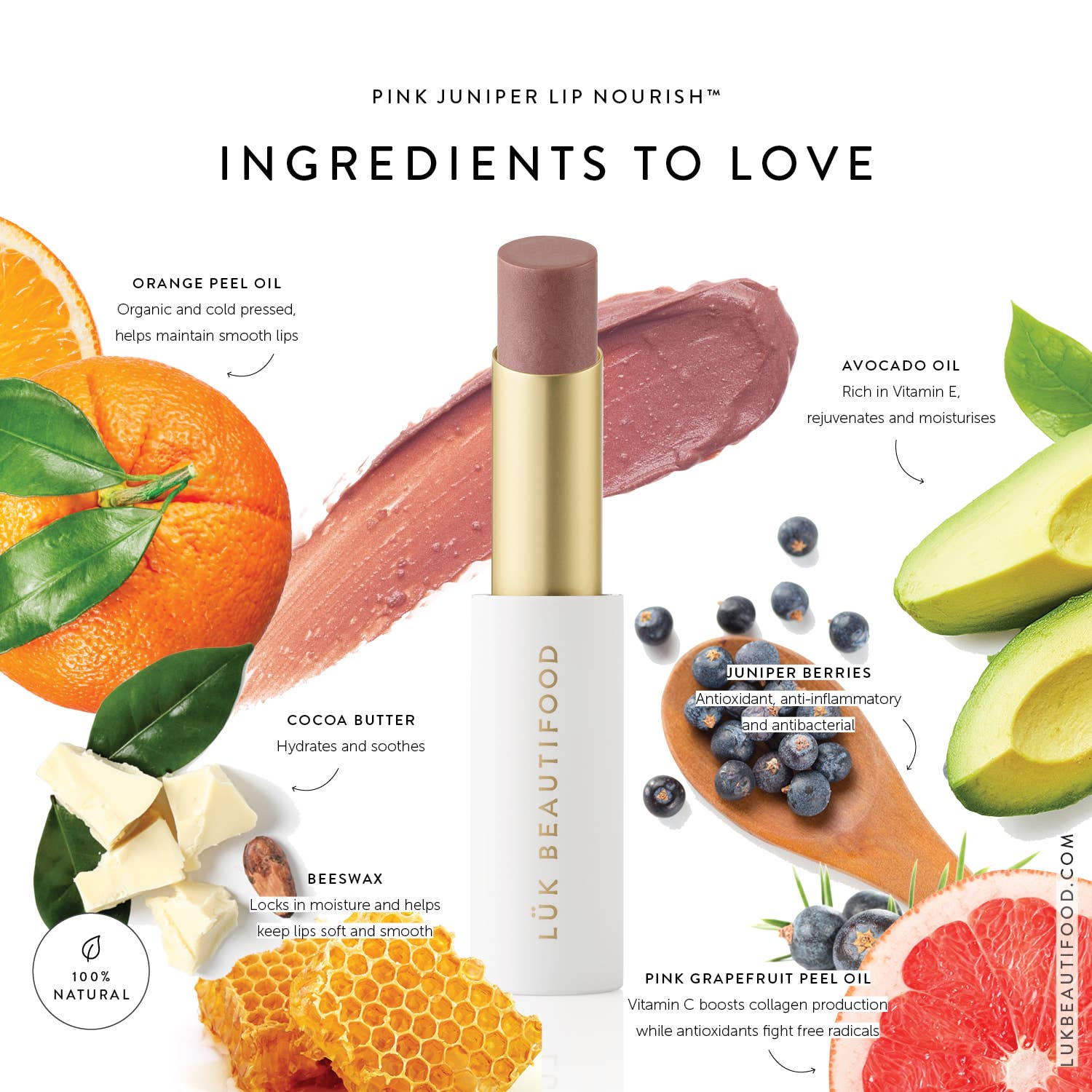 Lip Nourish™ Sheer Lipstick - Pink Juniper