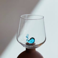 Load image into Gallery viewer, Whale Figurine Drinking Glass