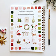 Load image into Gallery viewer, Watercolor Workbook - Christmas