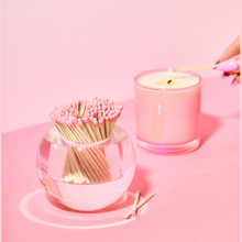 Load image into Gallery viewer, Round Match Striker - Light Pink Matches