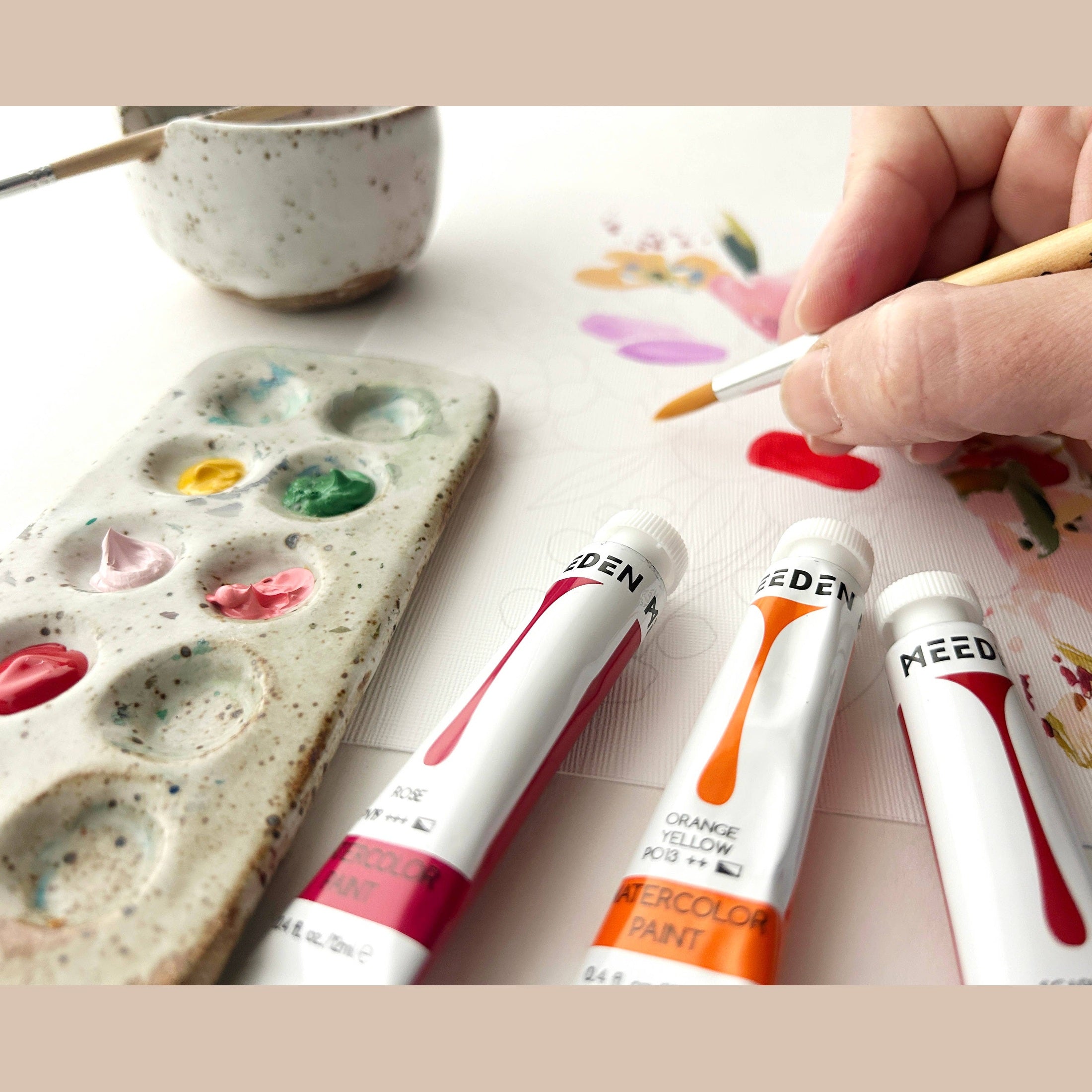 Watercolor Sketch Pad for Creatives- Premium Art Supplies