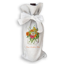 Load image into Gallery viewer, Square Vase with Flowers and Location