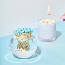 Load image into Gallery viewer, Round Match Striker - Light Blue Matches