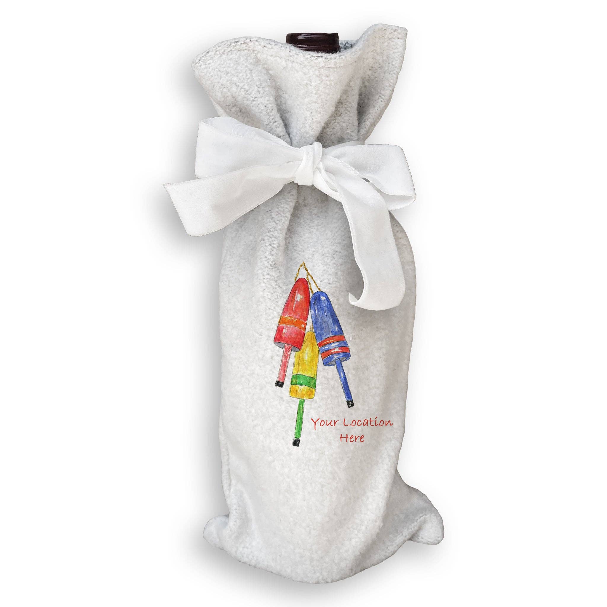 Colorful Buoys with Location