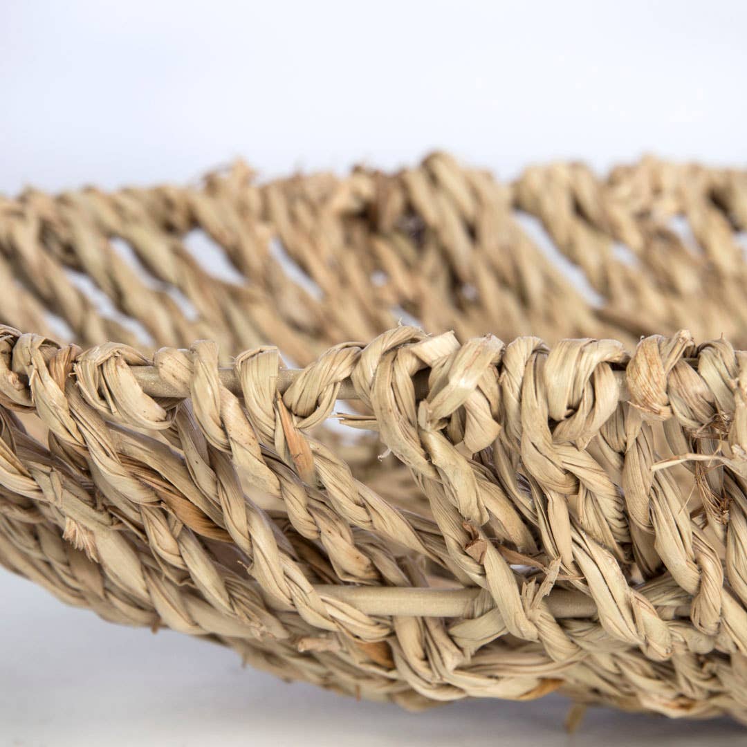 Oval Seagrass / Wire Tray 16L