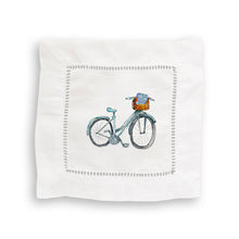Load image into Gallery viewer, Blue Bike with Hydrangeas