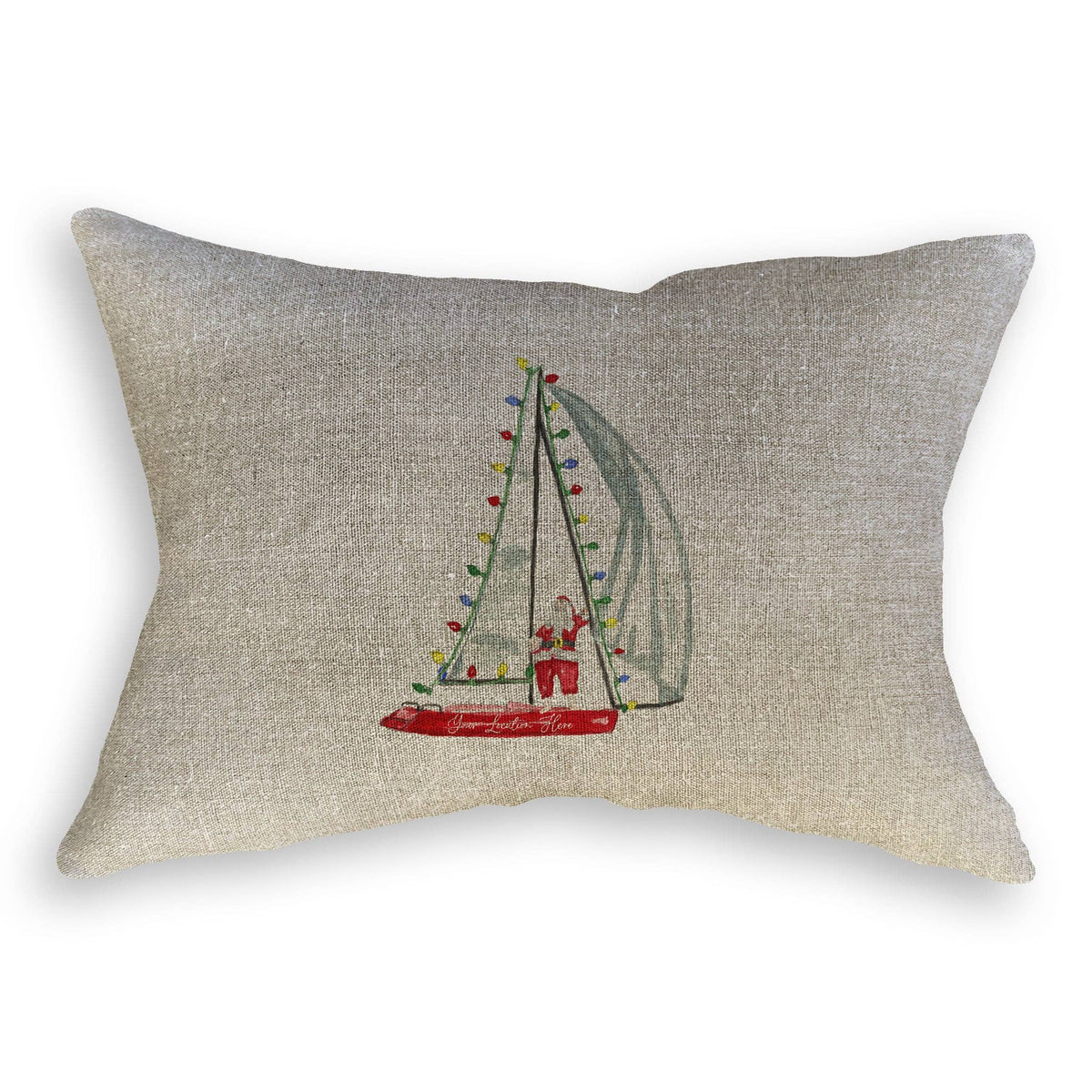 Sailing Santa Kitchen Towel
