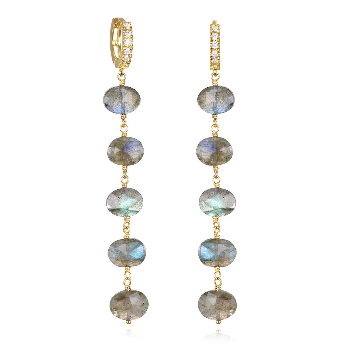 Long Huggies-Labradorite