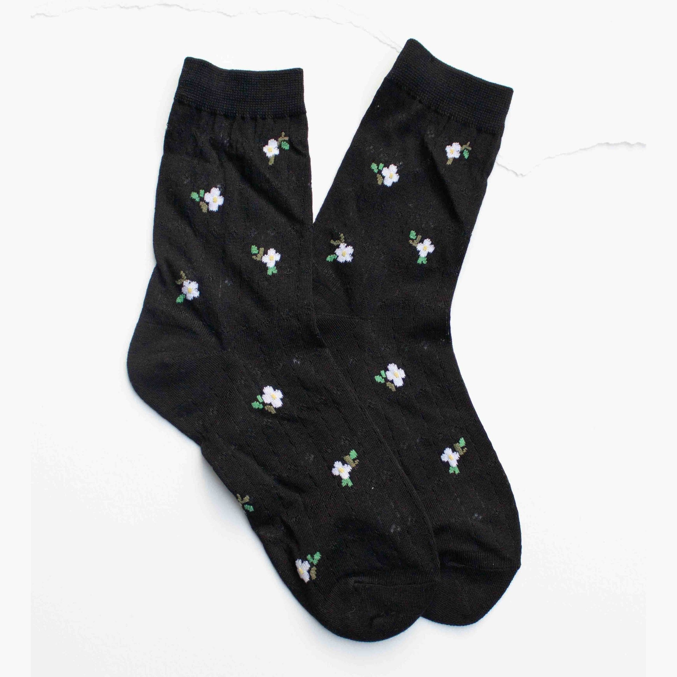 Mini Floral Cotton Socks