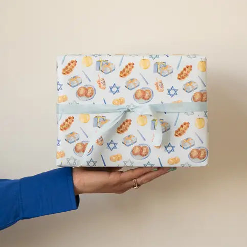 Happy Hanukkah Gift Wrap Roll - Wrapping Paper