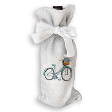 Load image into Gallery viewer, Blue Bike with Hydrangeas