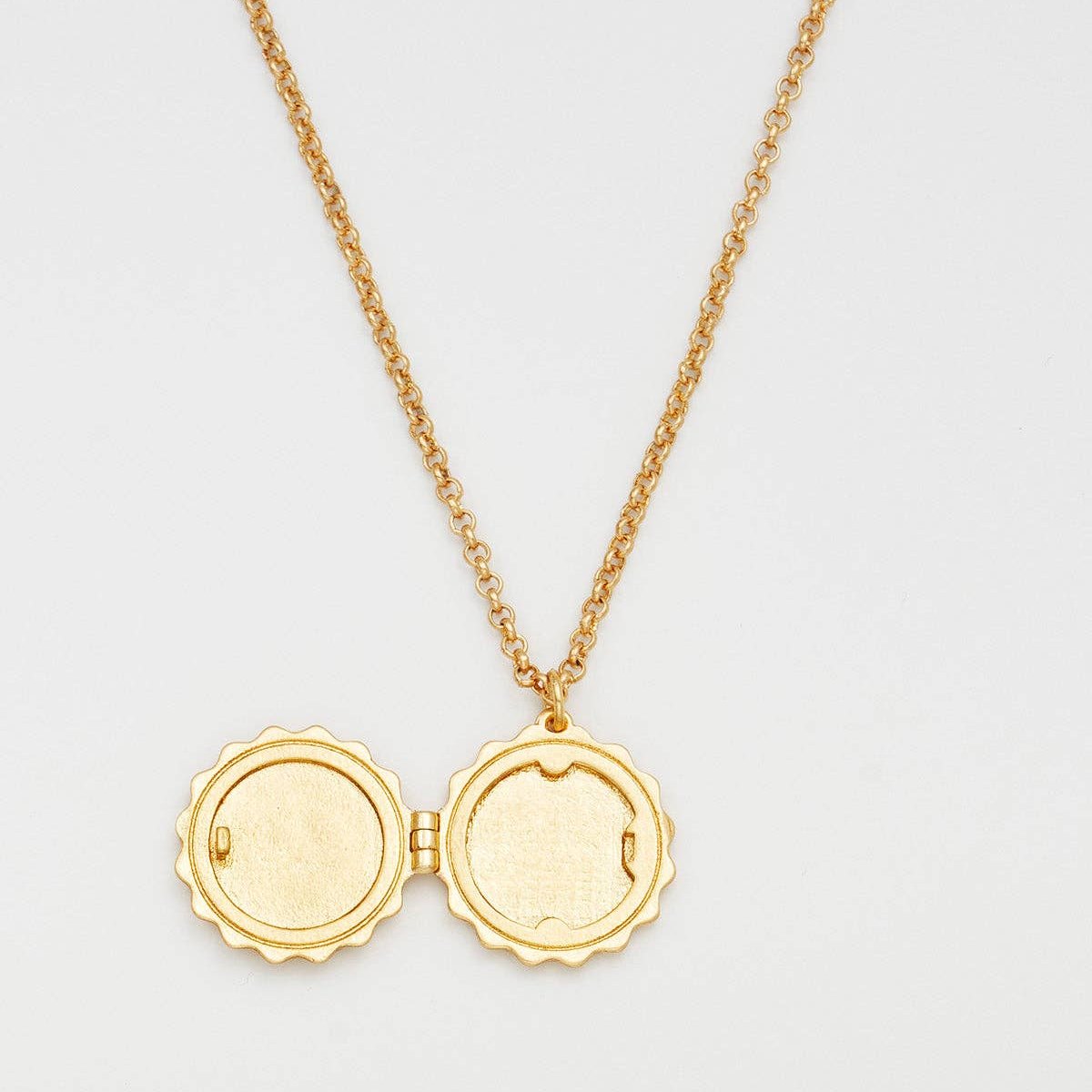 Ivy Blossom Locket Necklace