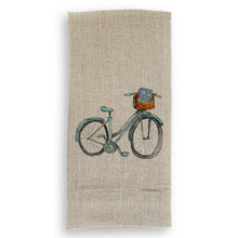 Load image into Gallery viewer, Blue Bike with Hydrangeas