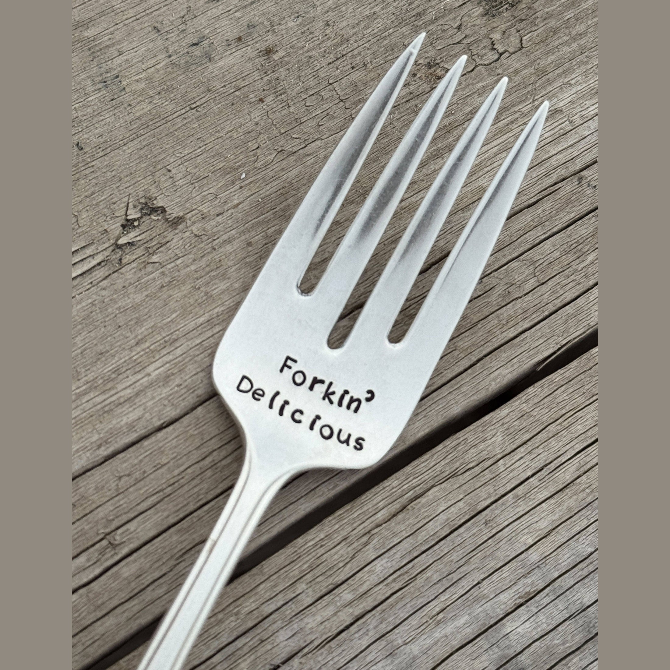 Forkin' Delicious - serving fork