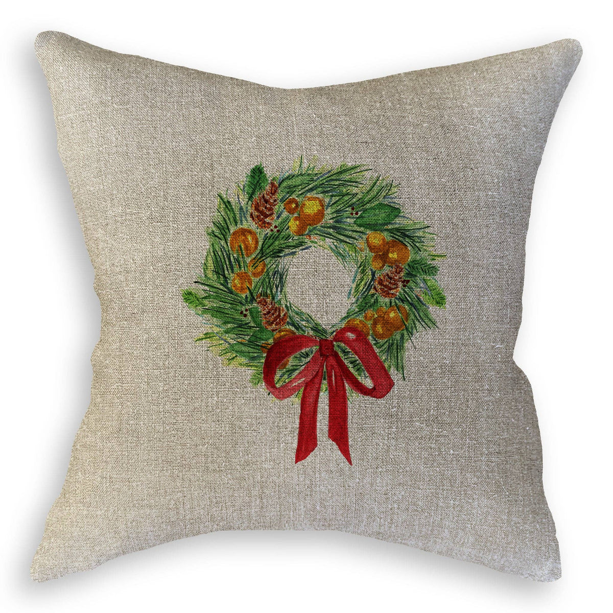 Christmas Wreath Guest towel