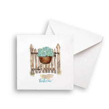 Load image into Gallery viewer, Gate with Hydrangea Basket