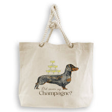 Load image into Gallery viewer, Dachshund with Champagne