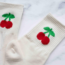 Load image into Gallery viewer, Women's Big Cherry Socks