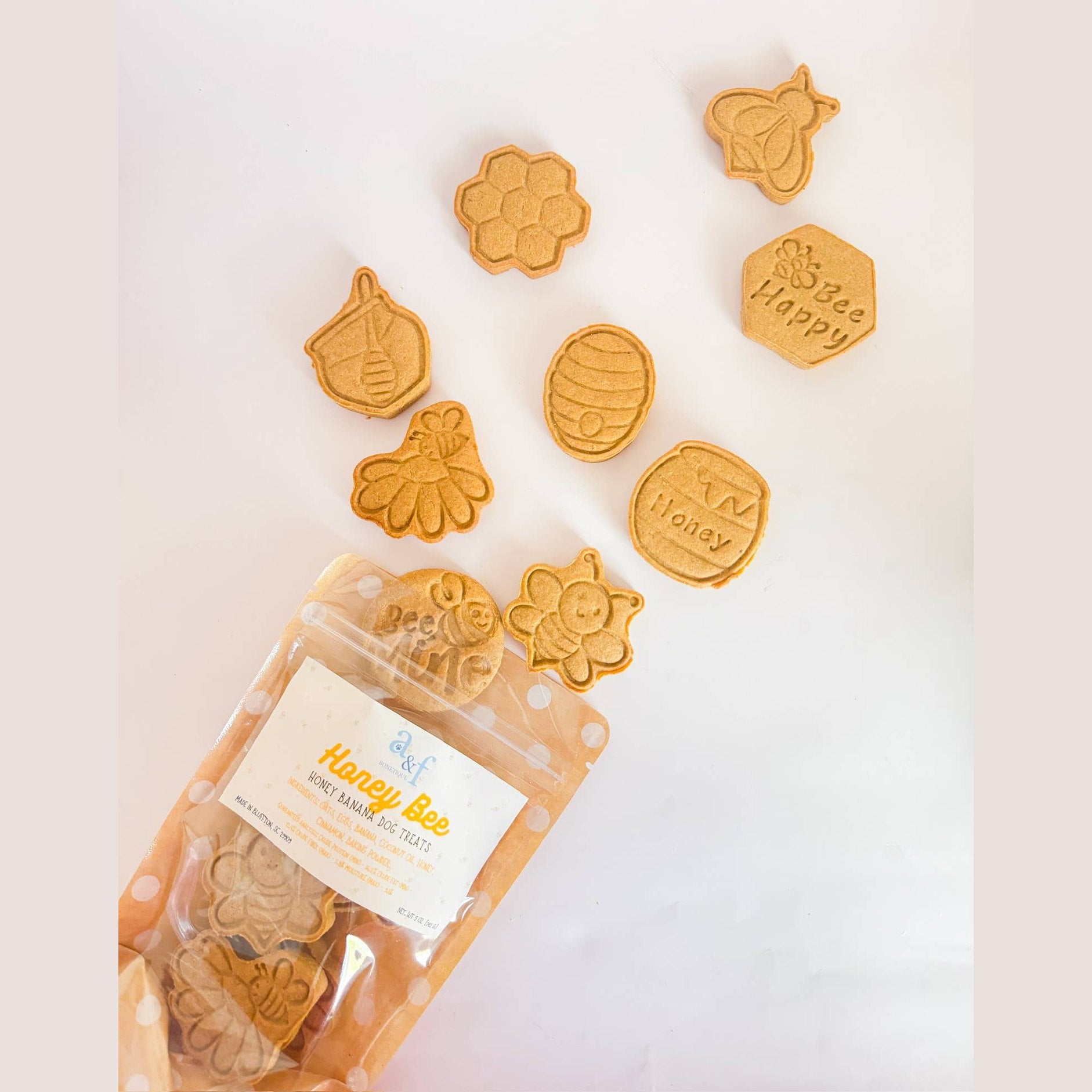 Honey Bee Dog Treat Bag