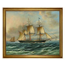 Load image into Gallery viewer, Baltimore Clipper Architect Vintage Painting Print