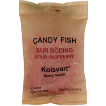 Load image into Gallery viewer, Sour Raspberry Swedish Fish - 4.2oz (120gm)