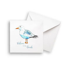 Load image into Gallery viewer, Seagull with Welcome to the Beach