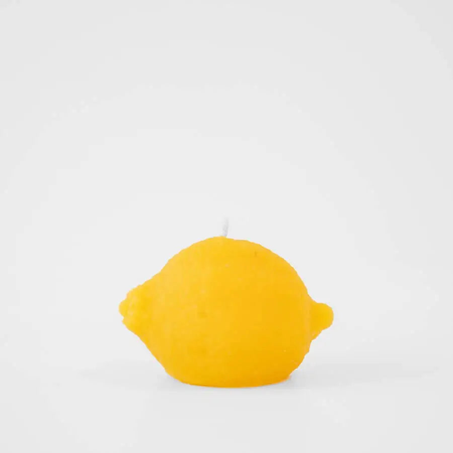 Beeswax Lemon Candle