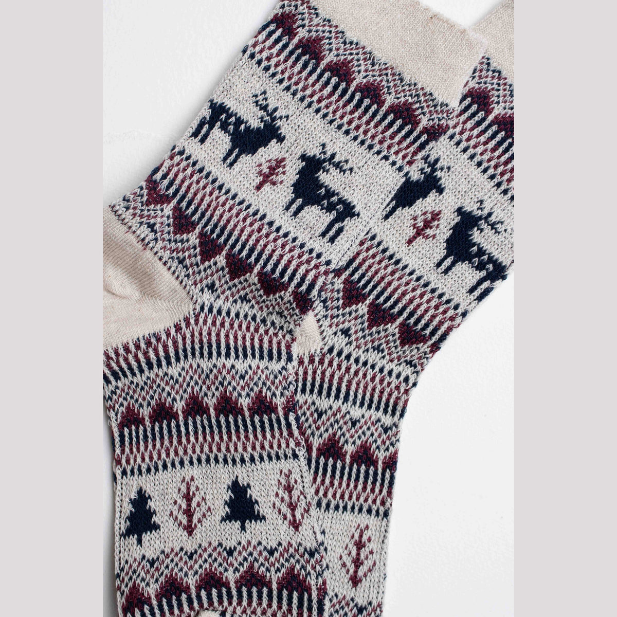 Holiday Deer Casual Socks
