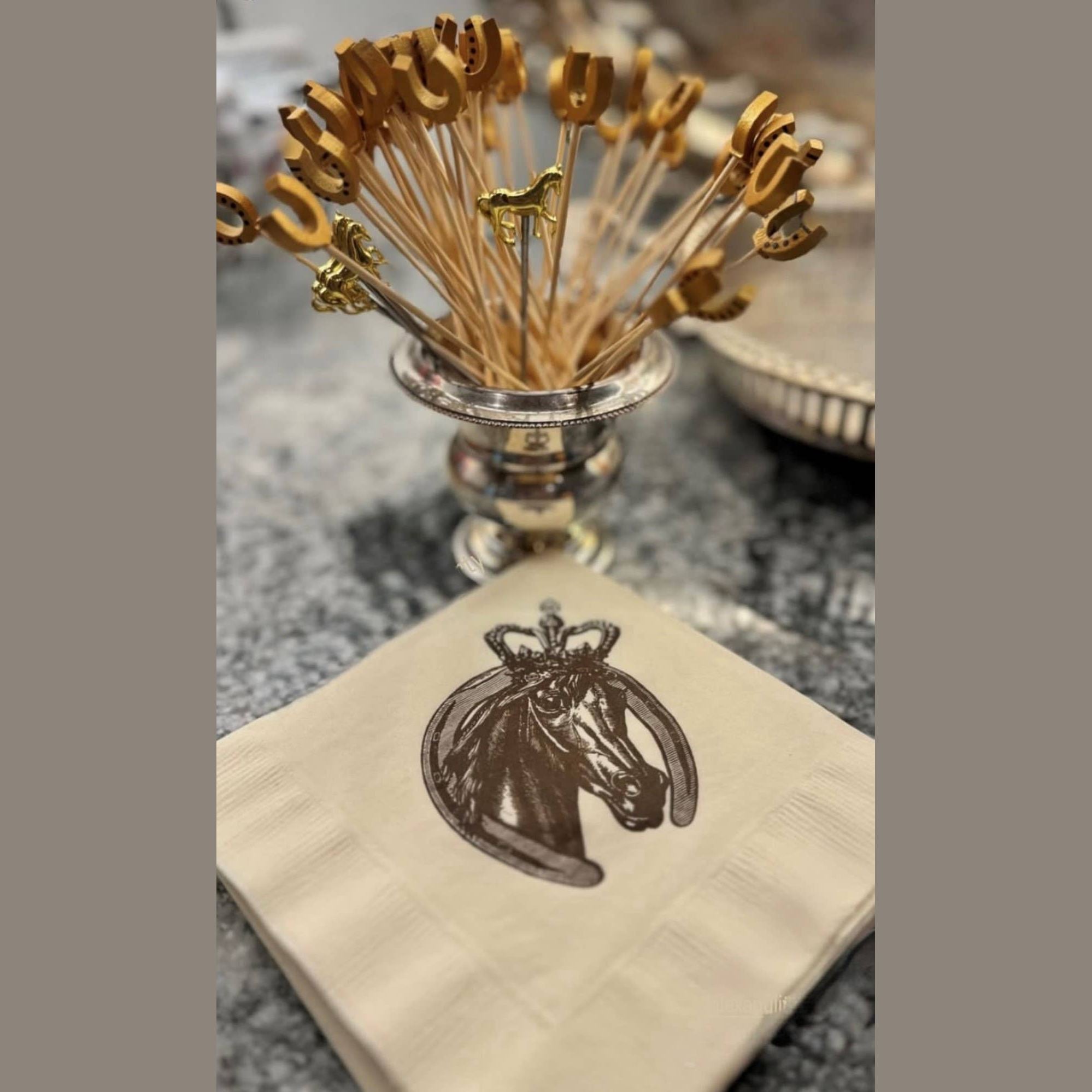 Royal Horse Cocktail Napkins