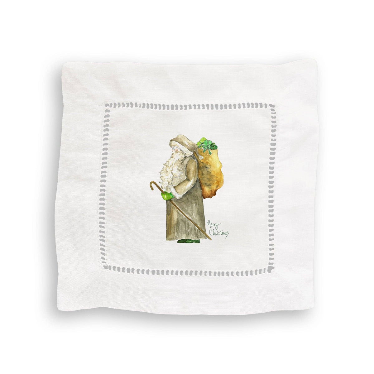 Grey Santa Kitchen Towel