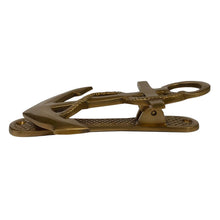 Load image into Gallery viewer, Antiqued Brass Anchor Door Knocker | 6-1/2” | Home accents