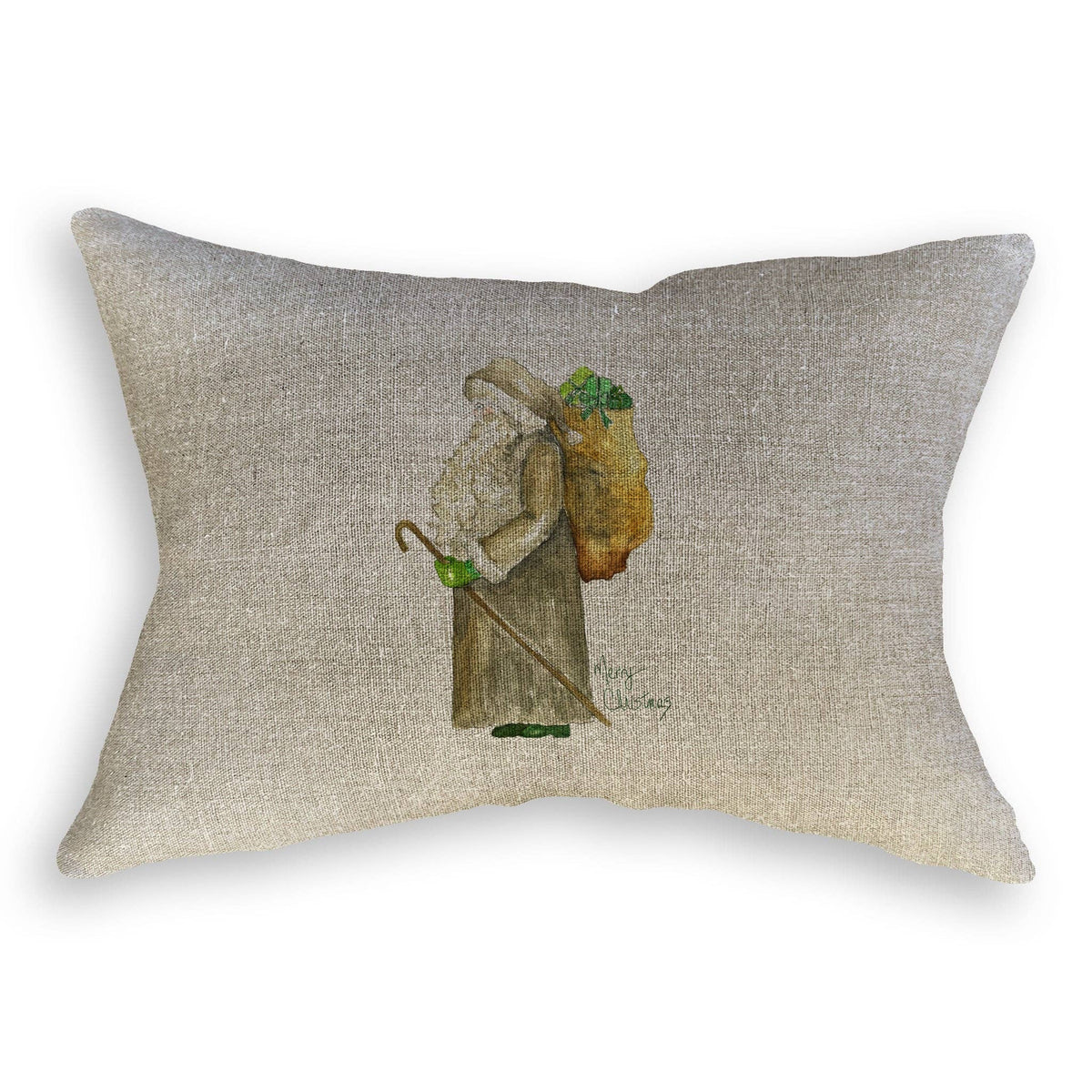 Grey Santa Kitchen Towel
