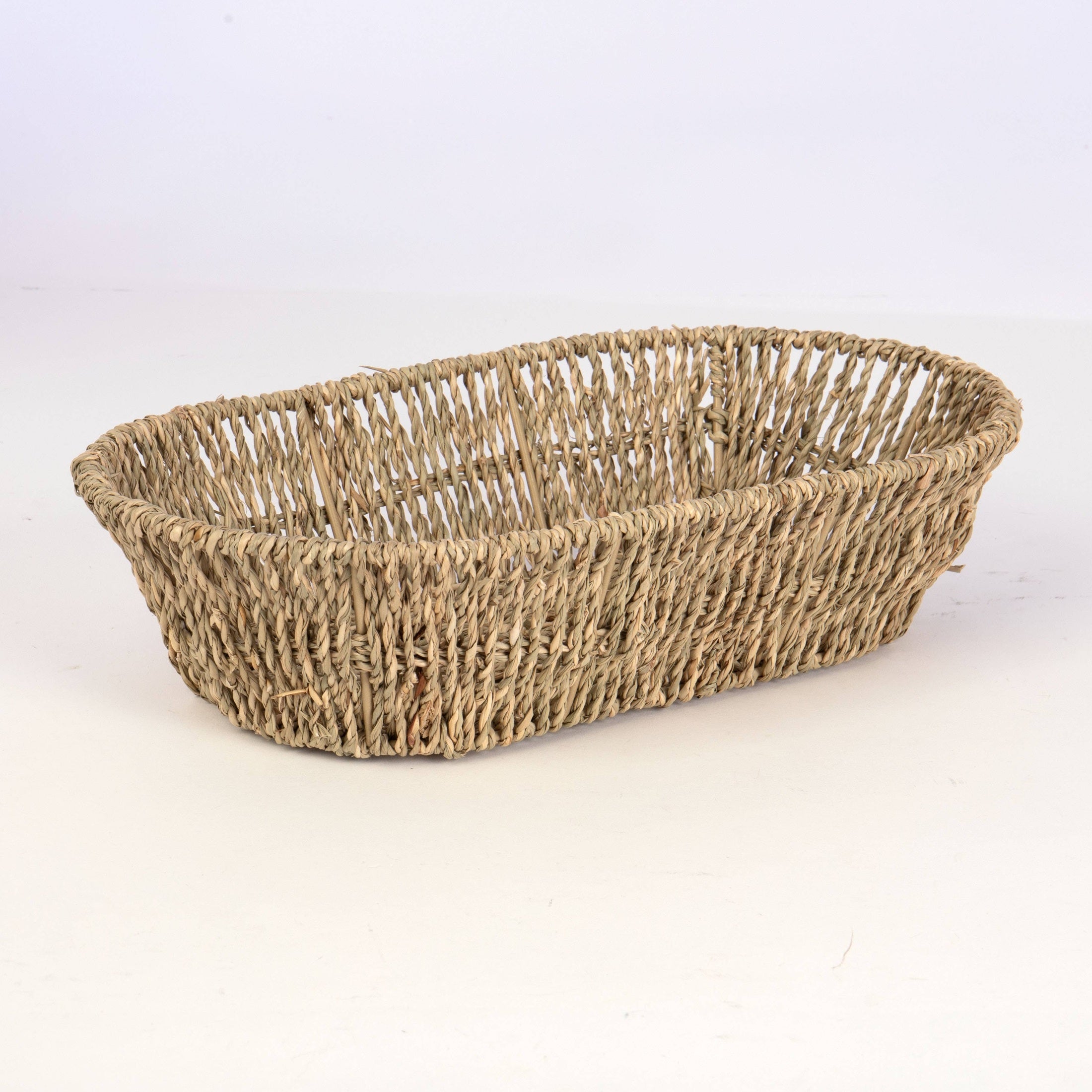 Oval Seagrass Bowl Basket 14"