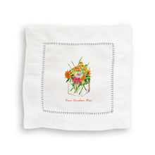 Load image into Gallery viewer, Square Vase with Flowers and Location