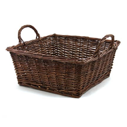 SQ RUSTIC WILLOW TRAY SH