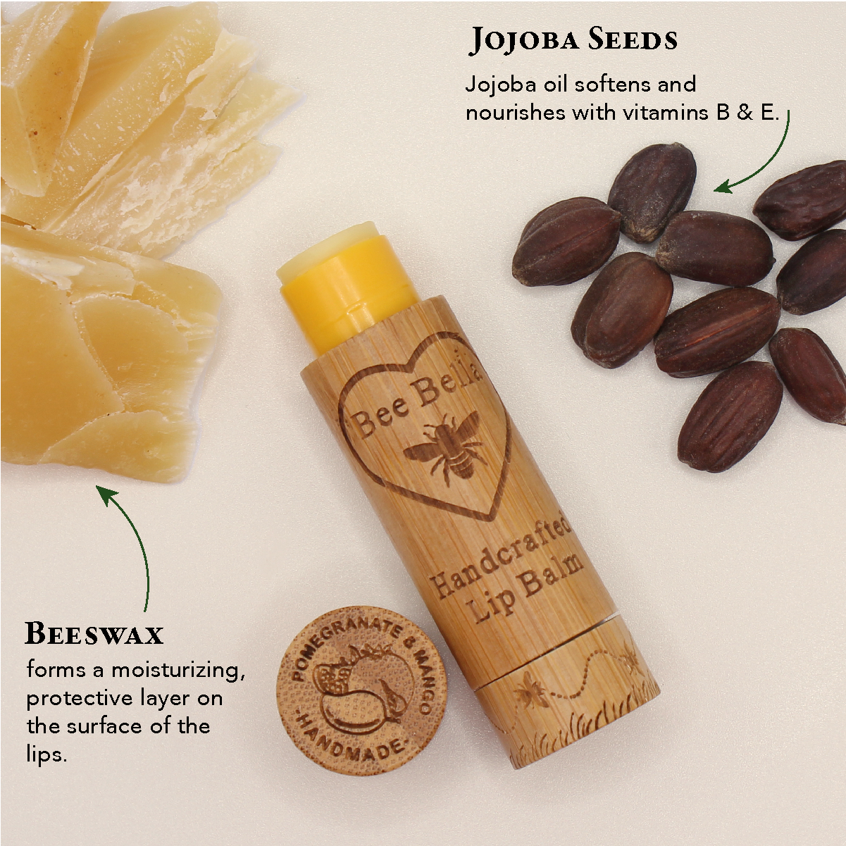 Pomegranate Mango Lip Balm | 6 Pack